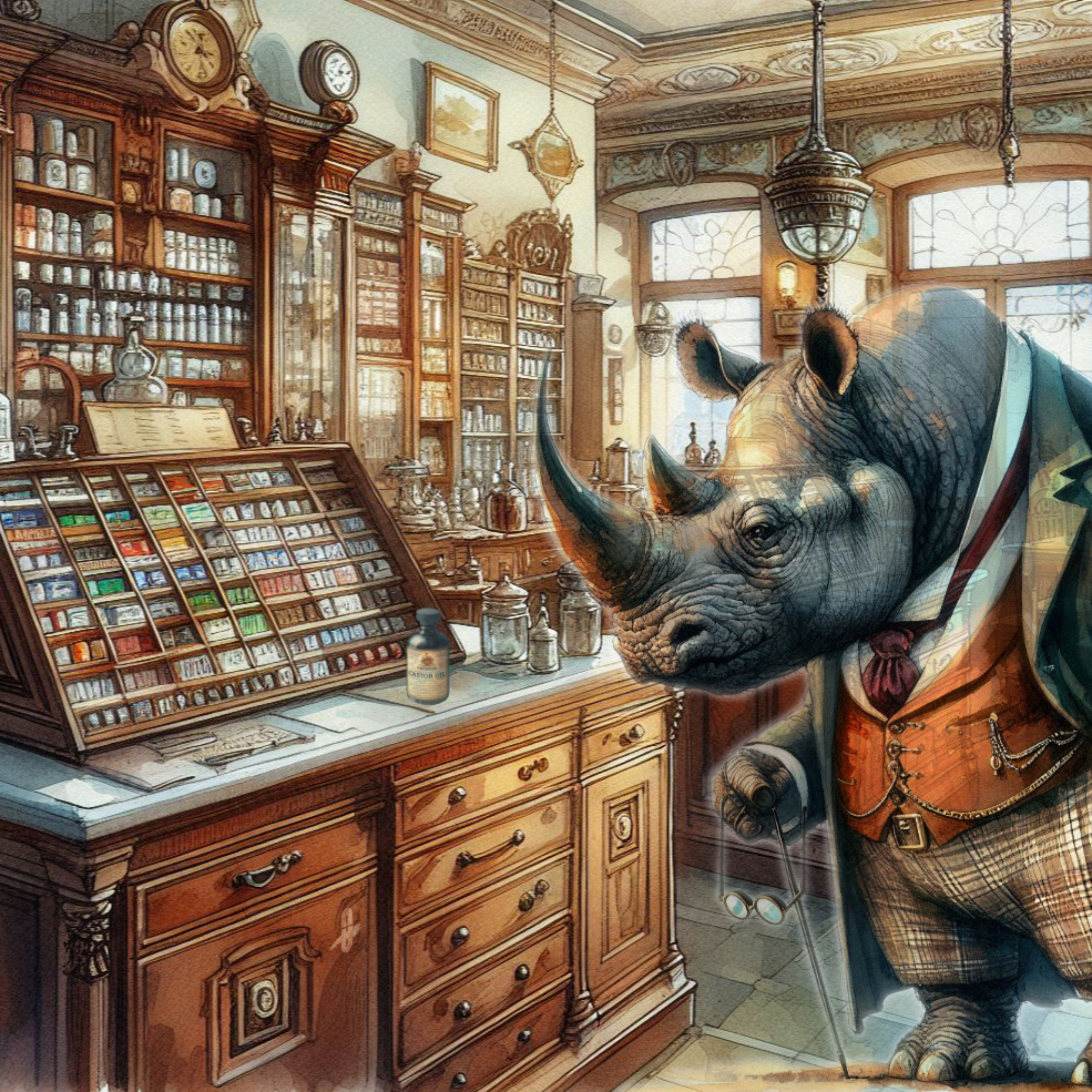Was haben ein Rhinozeros und Rizinusöl gemeinsam?