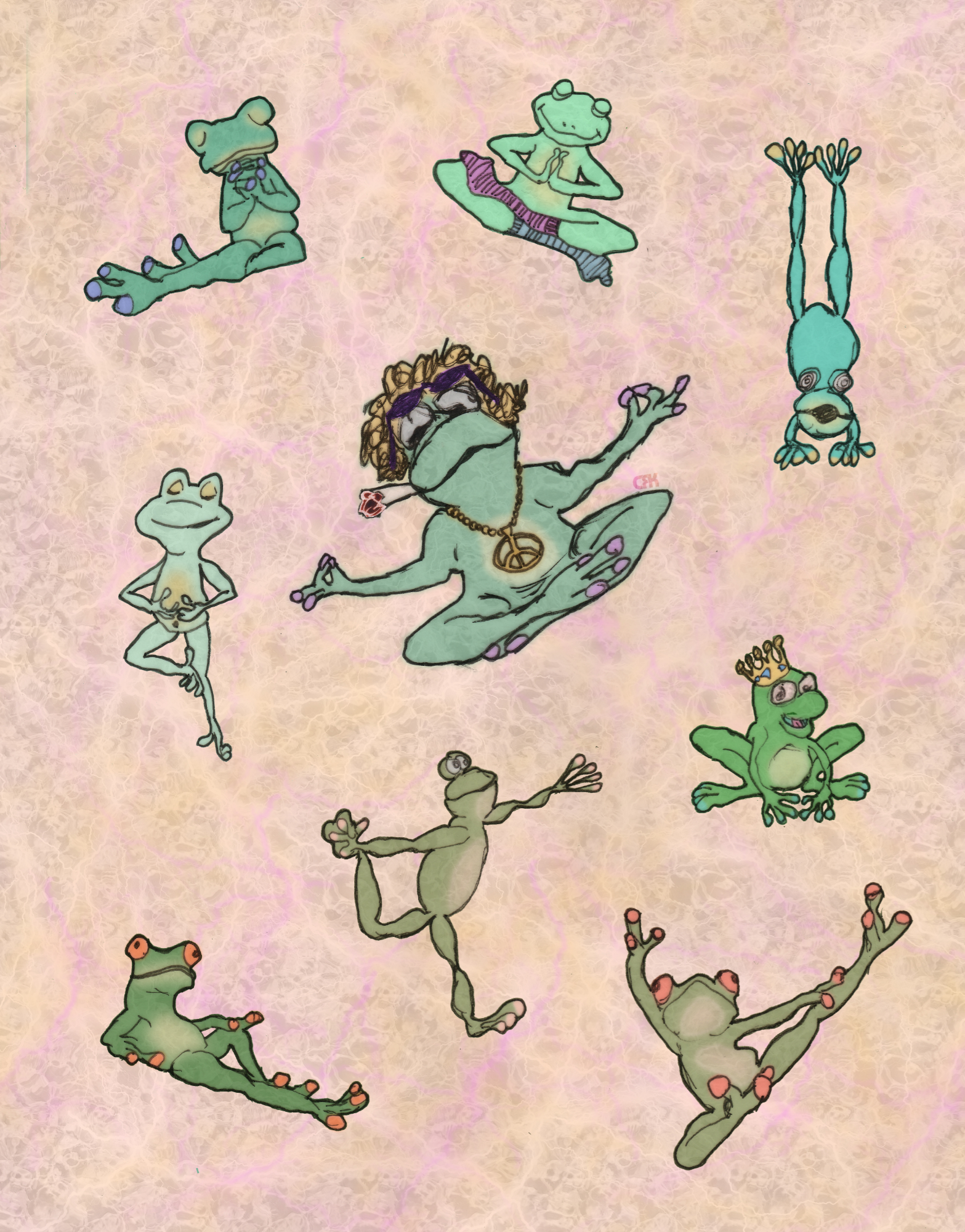 Ohm - froggy frog - Das Bild passt gut zum Text.